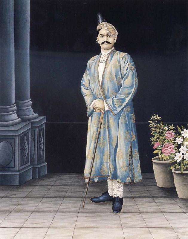 Nathulal Gordhan Damodarlalji of Nathdwara oil painting picture